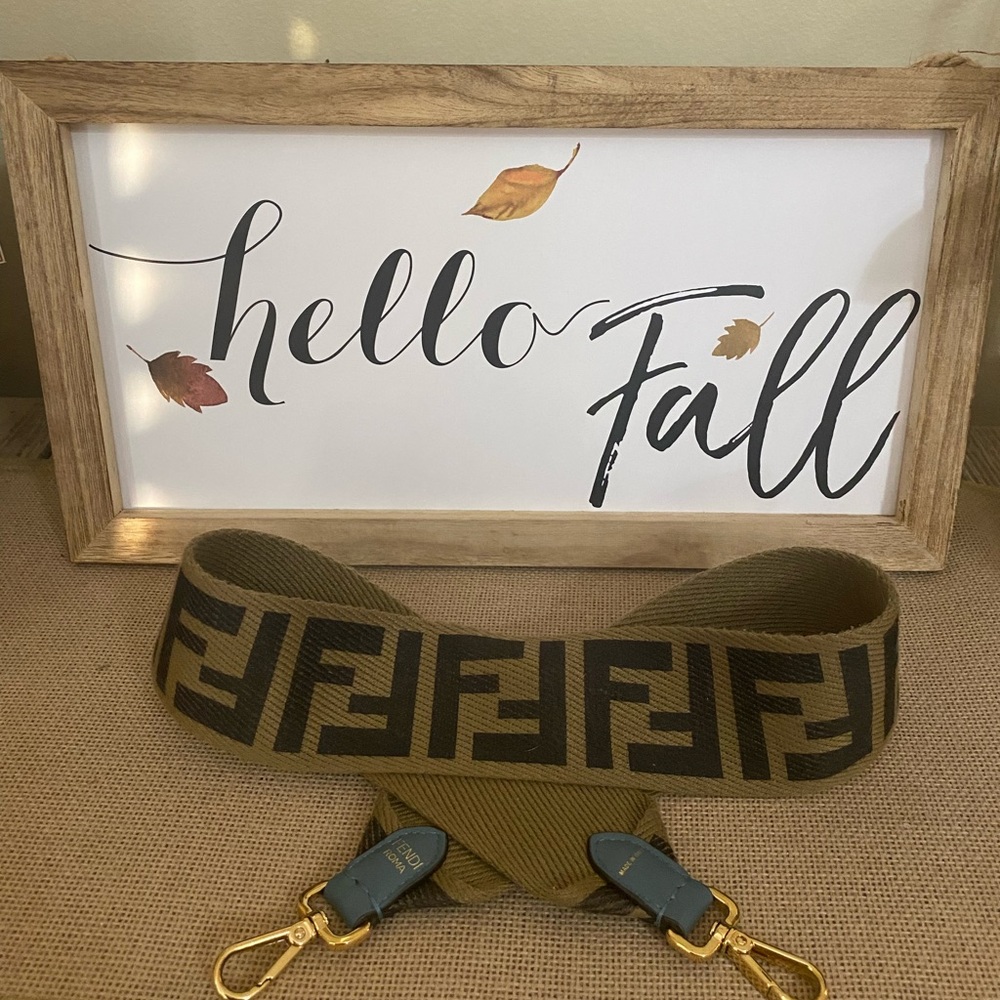 Fendi Zucca print woven shoulder strap - Picture 6 of 9